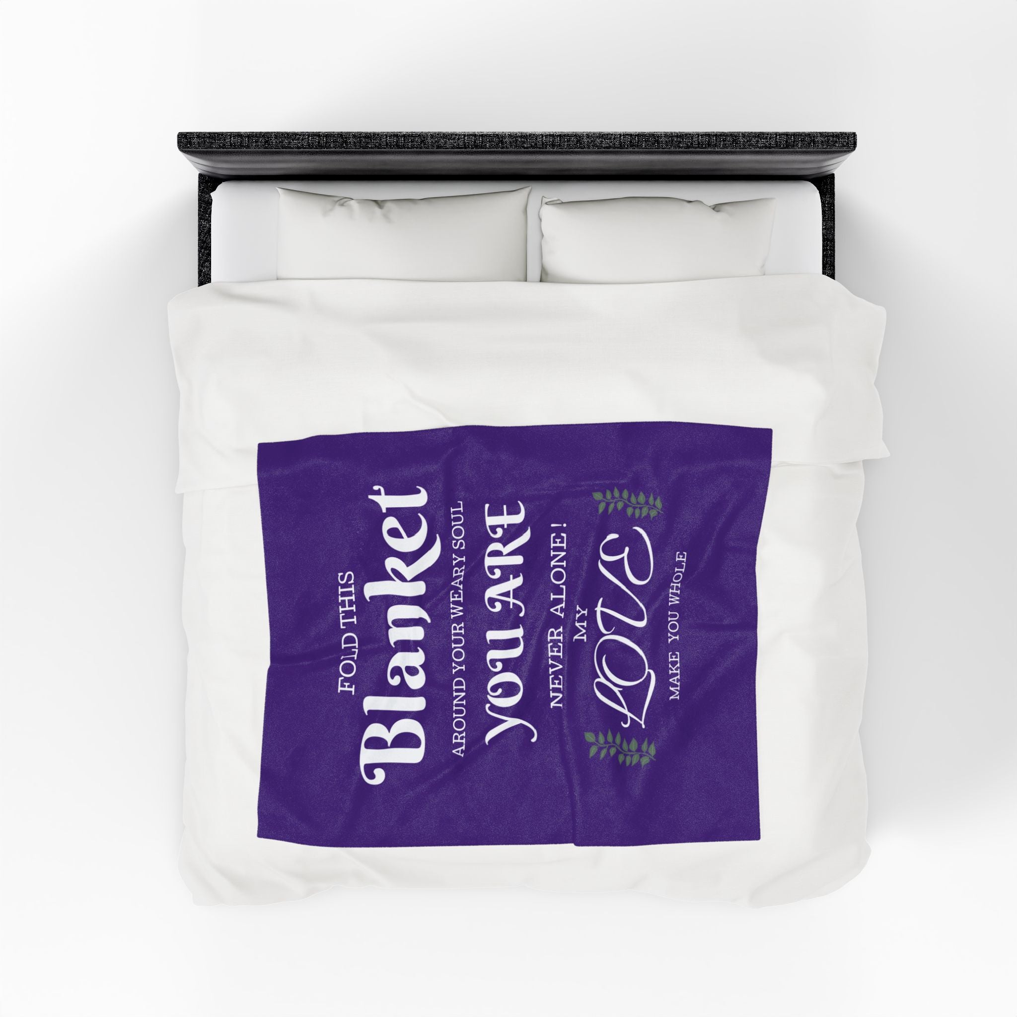 Velveteen Plush Blanket,Get Well Gifts for Women 50" × 60"