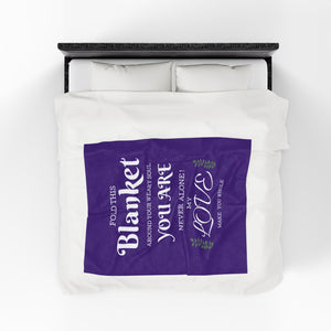 Velveteen Plush Blanket,Get Well Gifts for Women 50" × 60"