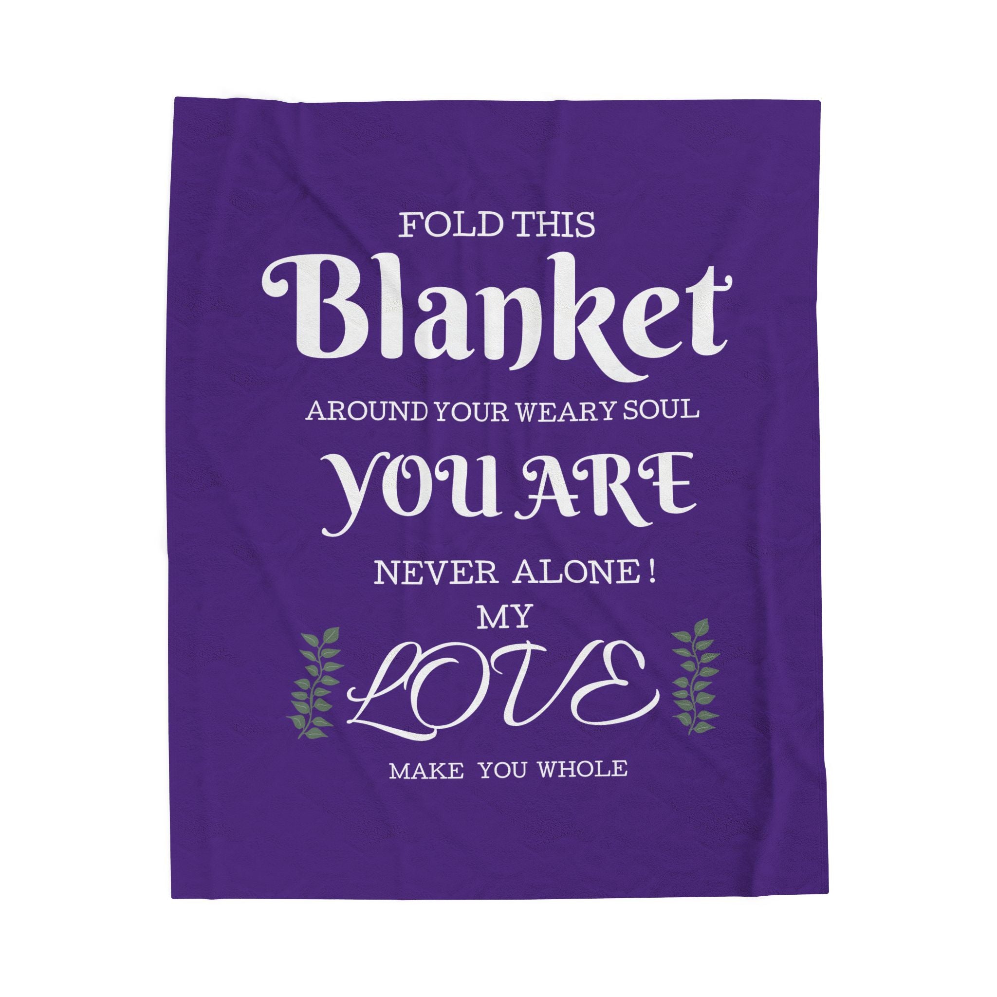 Velveteen Plush Blanket,Get Well Gifts for Women 50" × 60"