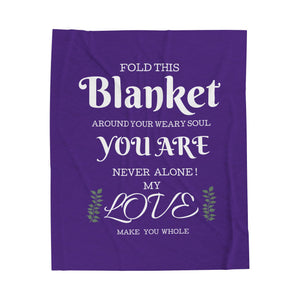 Velveteen Plush Blanket,Get Well Gifts for Women 50" × 60"