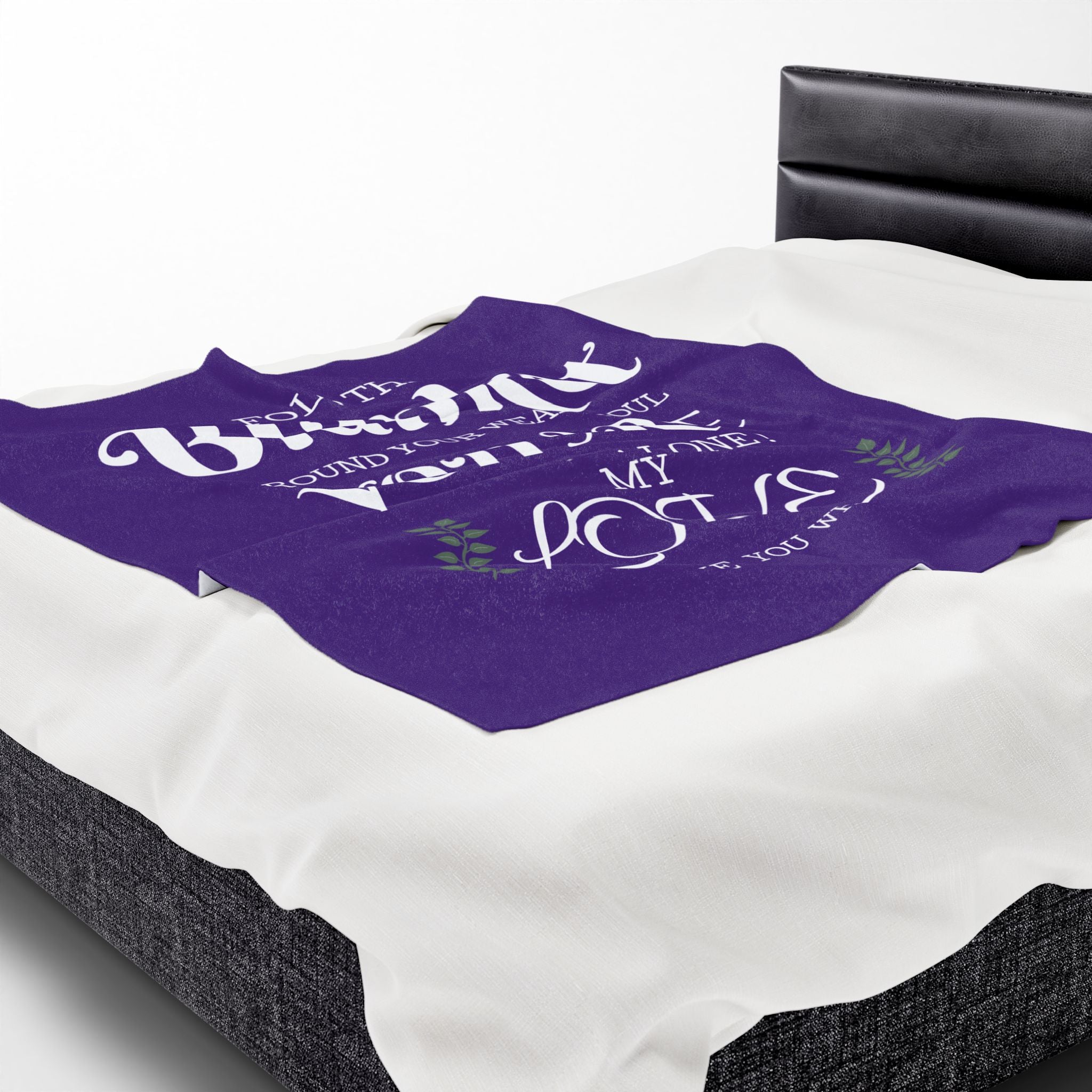 Velveteen Plush Blanket,Get Well Gifts for Women 50" × 60"