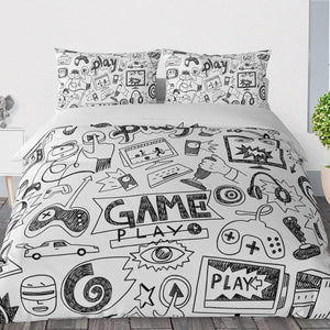 Kids Video Gaming Comforter Sets Games Bedding Set