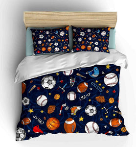 Sports Comforter Sets Bed in A Bag