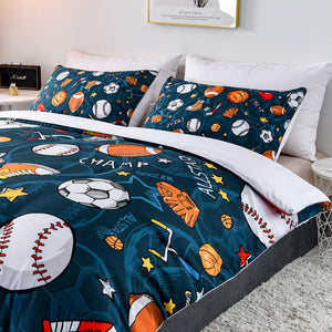 Sports Comforter Sets Bed in A Bag