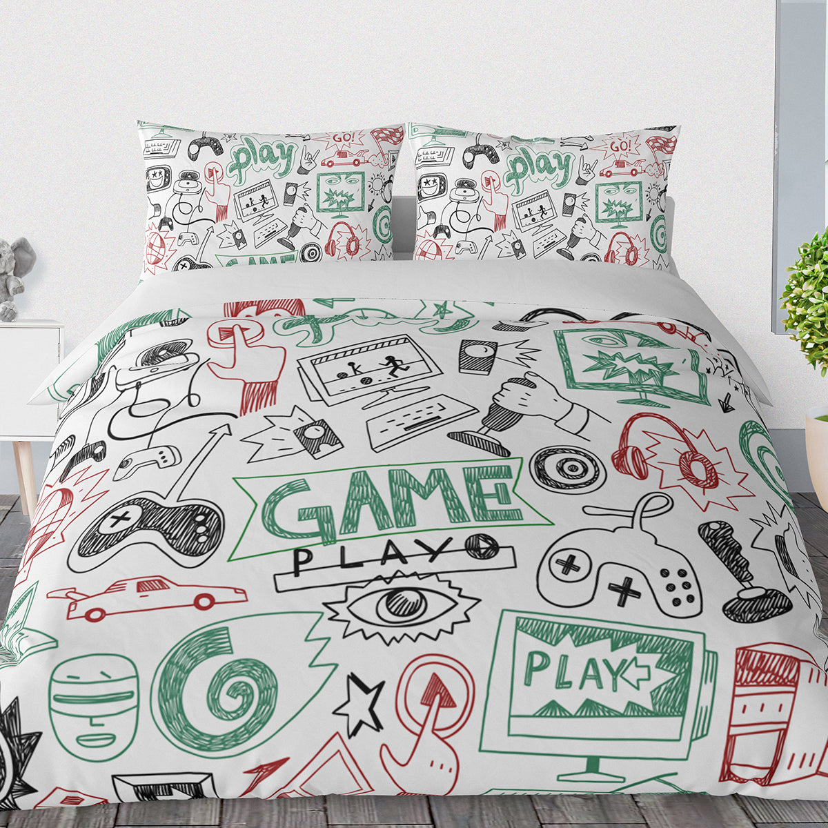 Video Gamer Comforter Sets for Boys Teens Kids