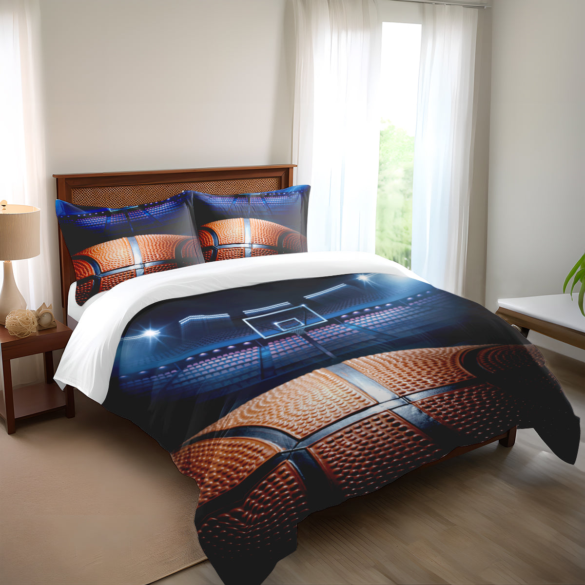 3D Basketball Comforter Sets for Boys Girls Kids