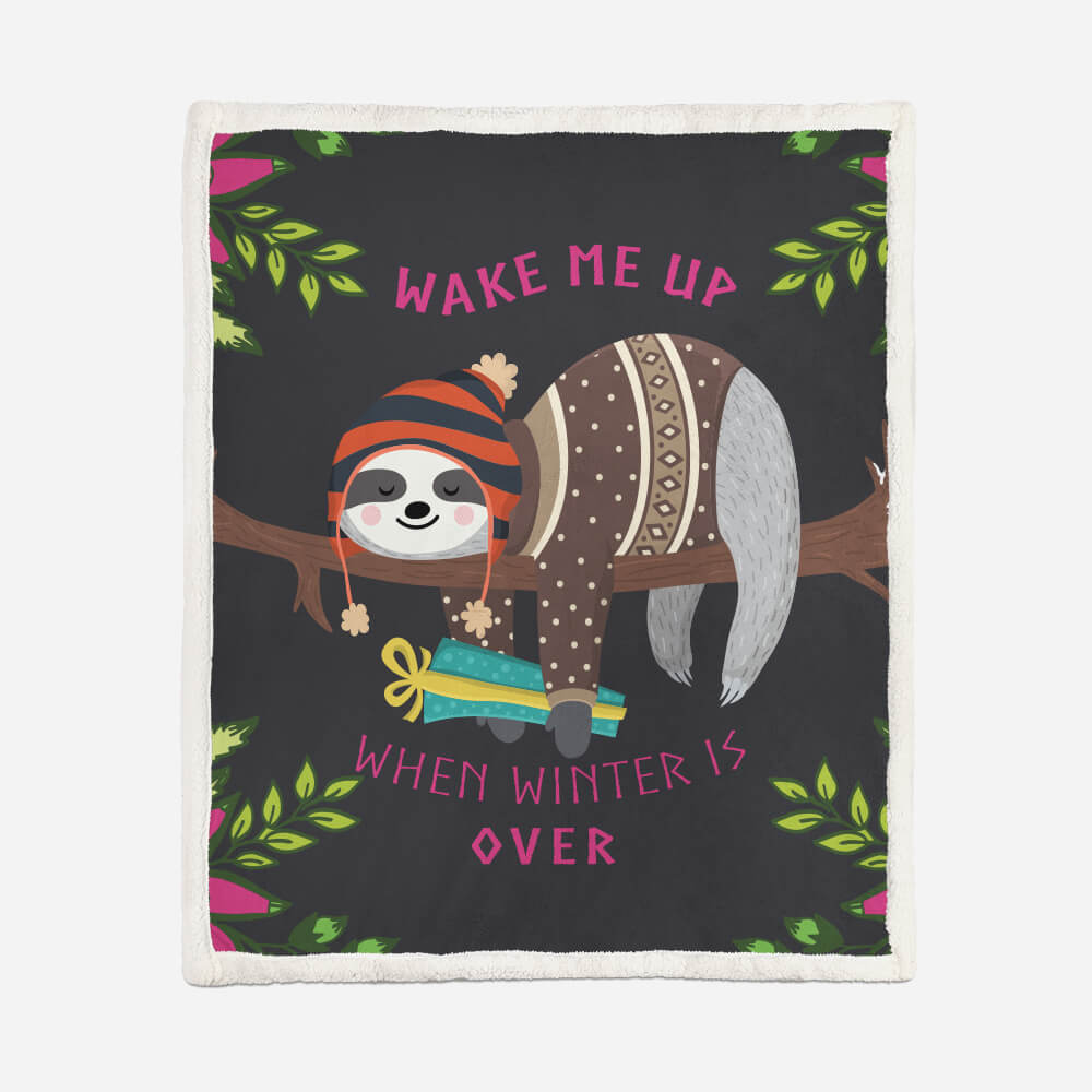 Sloth sherpa online blanket