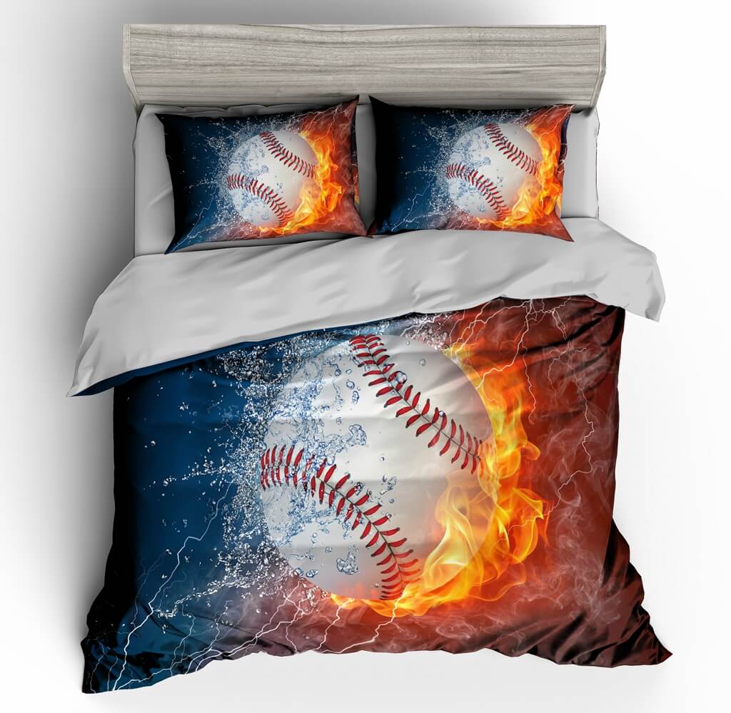 Baseball Duvet Cover Set