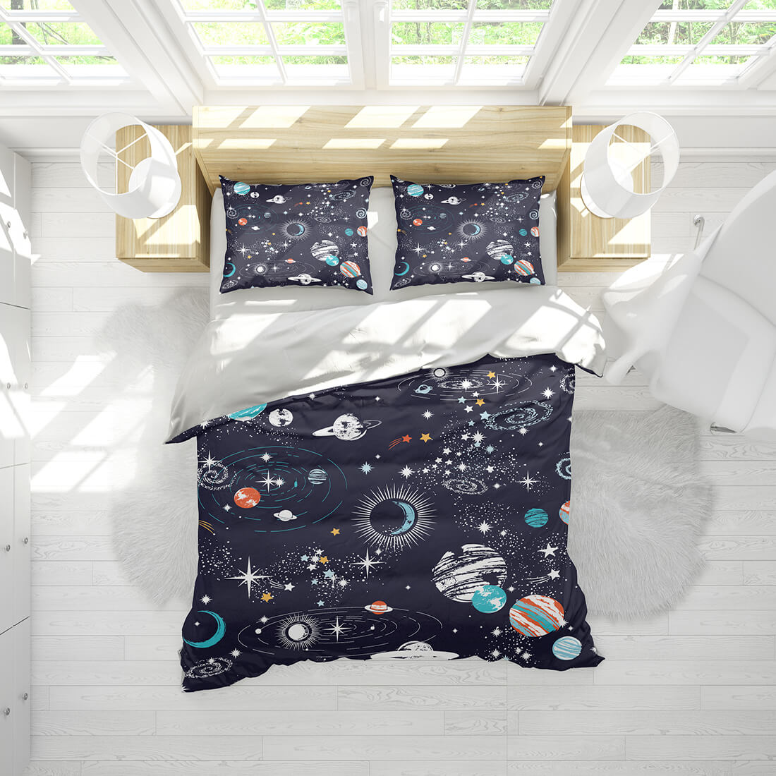 Galaxy Space Duvet Cover Bedding Sets